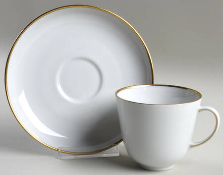 01852 Flat Cup & Saucer Set by Furstenberg