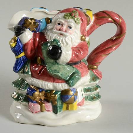 Toyland Santa Figural Creamer