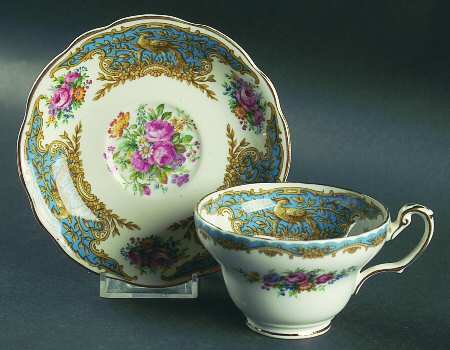 Montrose Blue Footed Cup & Saucer Set