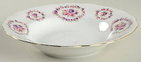 Rosette Rim Soup Bowl