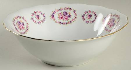 Rosette 9" Round Vegetable Bowl