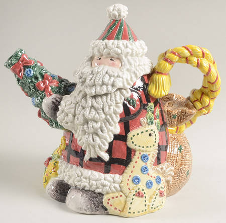 Homespun Holidays Teapot & Lid
