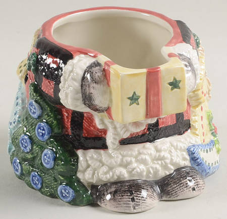 Homespun Holidays Sugar Bowl No Lid