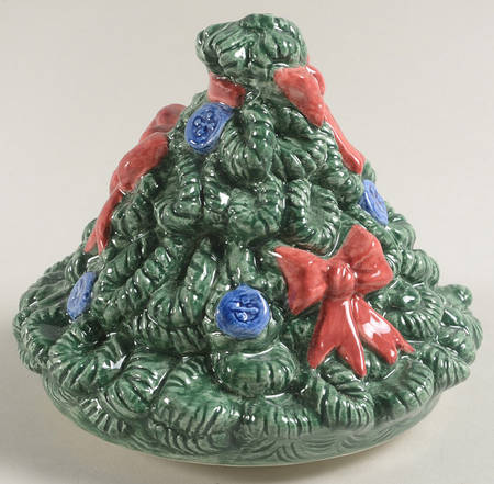Homespun Holidays Lid for Cookie Jar