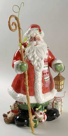 Mingle, Jingle, Be Merry Santa Claus Figurine