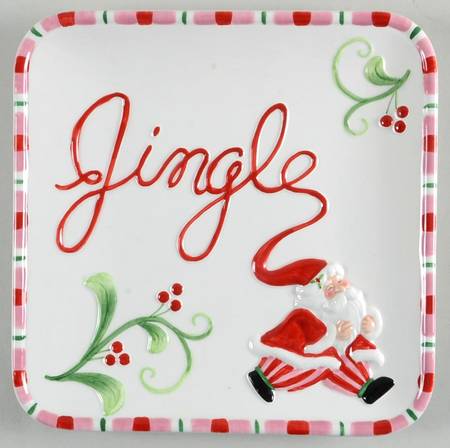 Mingle, Jingle, Be Merry Snack/Canape Plate