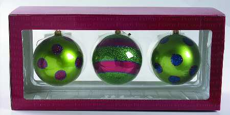 Kringle Glassware Ornament (Set of 3 Motifs, 4-6)