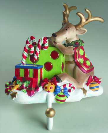 Kringle Figural Stocking Holder