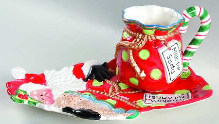 Kringle Snack Plate and Mug Set
