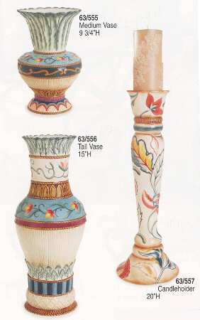 Dapper Rabbits 9" Vase