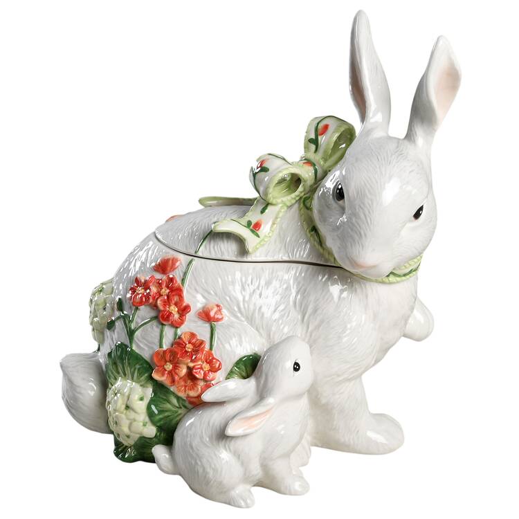 Geranium Rabbit by Fitz &amp; Floyd