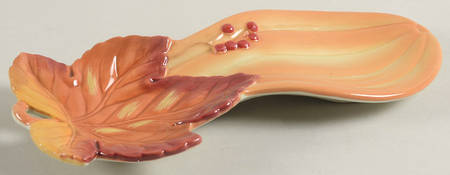 Harvest Spoon Rest/Holder (Holds 1 Spoon) by Fitz & Floyd