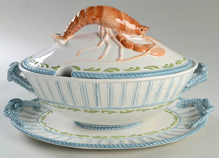 Seaboard Tureen & Lid w/Underplate