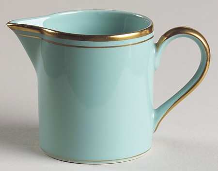 Golden Windowpane Green Creamer