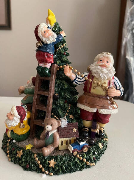 Santa's Helpers Musical Figurine
