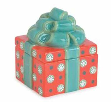 Snow Circles Trinket Box & Lid
