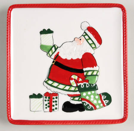 Stocking Stuffers Snack/Canape Plate