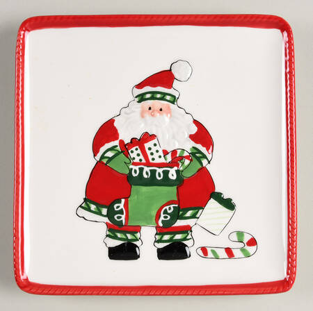 Stocking Stuffers Snack/Canape Plate