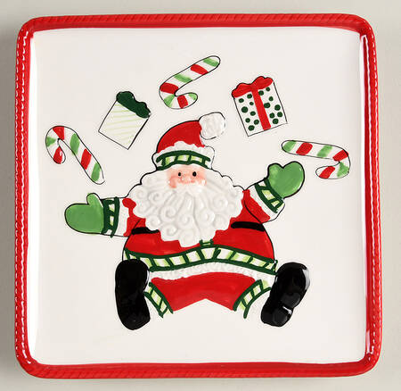 Stocking Stuffers Snack/Canape Plate