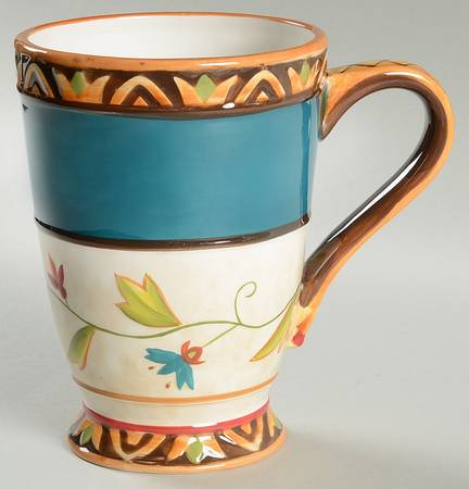 Global Market (Blue Floral) Mug