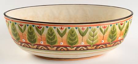 Global Market (Accessories) 12" Large Oval Salad Serving Bowl