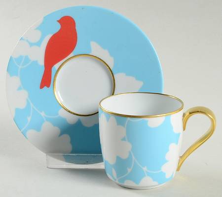 Emperor's Garden Espresso Cup and Saucer Set