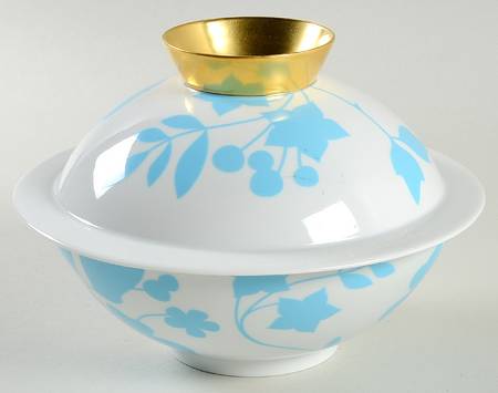 Emperor's Garden 6" Round Bowl W/Cloche