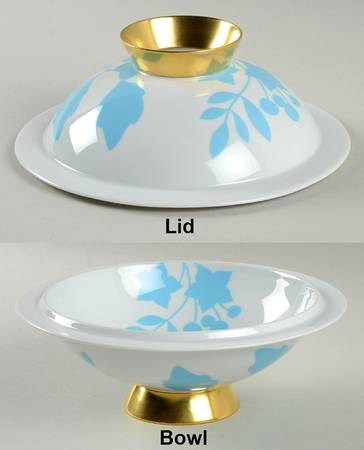 Emperor's Garden 6" Cloche (Lid/Bowl)