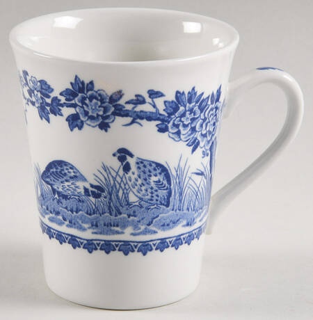 Quail Blue (Blue Ship Backstamp) Mug