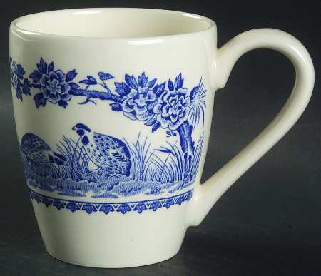 Quail Blue (Blue Ship Backstamp) Mug