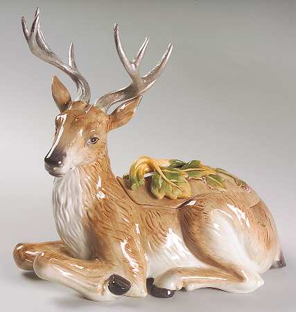 Baronial Home Figural Box & Lid
