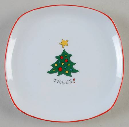 Merry Christmas Merry Christmas Appetizer Plate