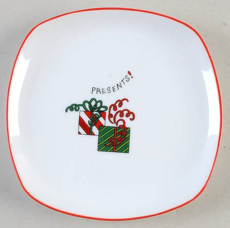 Merry Christmas Merry Christmas Appetizer Plate