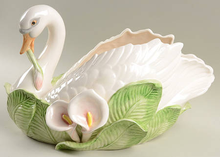 Jungle 10" Swan Form Bowl