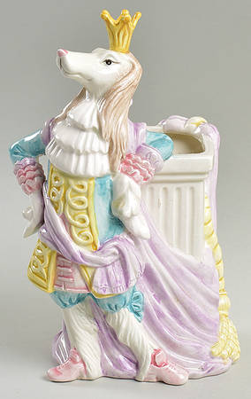 Reigning Cats & Dogs 7" Bud Vase