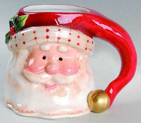 Fireplace Santa Mug