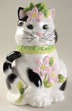 Collectors Corner Figural Cookie Jar & Lid