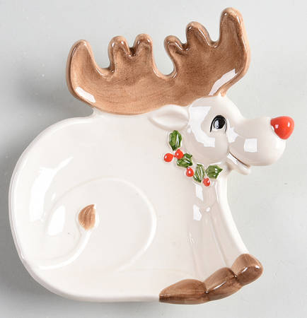 Rudolph Open Candy Dish
