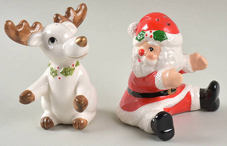 Rudolph Figural Salt & Pepper Set