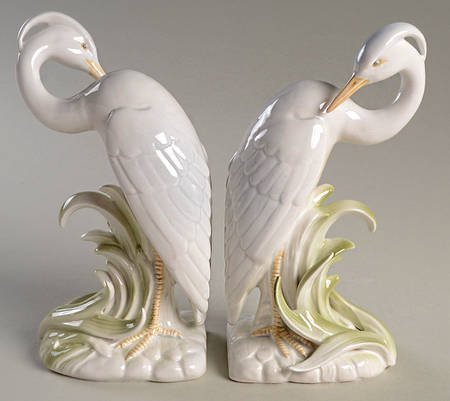 Heron China Bookend - Set of 2