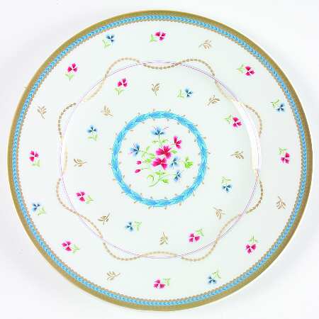 Luxembourg Blue Salad Plate