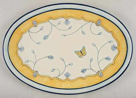 Mirabelle 16" Oval Serving Platter
