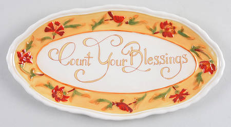 Bellacara Holiday 10" Oval Tray