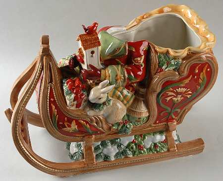 Bellacara Holiday Figural Cookie Jar No Lid