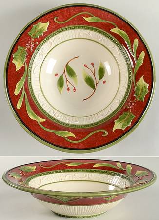 St. Nick 12" Round Serving Bowl