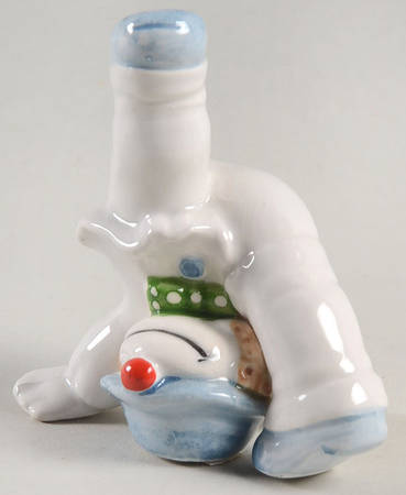 Clowns Eyes Closed Feet Over Head Tumbling Clown Figurine