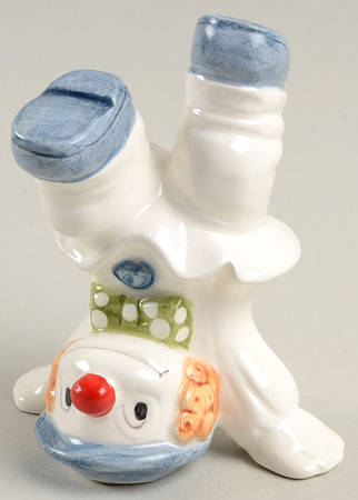 Clowns Feet 3/4 Up Tumbling Clown Figurine