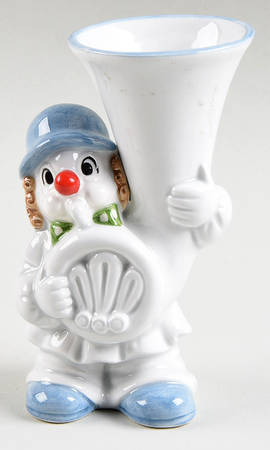 Clowns 4" Bud Vase
