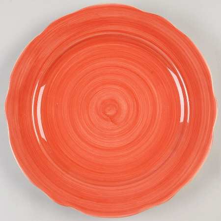 Flora Rust (Red) Service Plate (Charger)