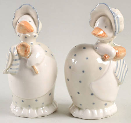 Betty Duck Figural Salt & Pepper Set